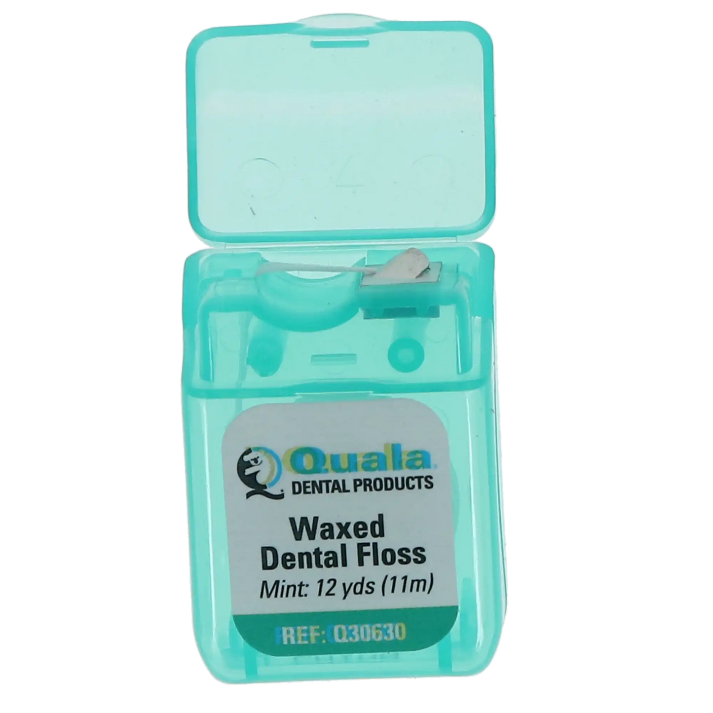 Quala - Dental Floss Nylon Floss, Waxed Mint, 12 yds, 72/pk
