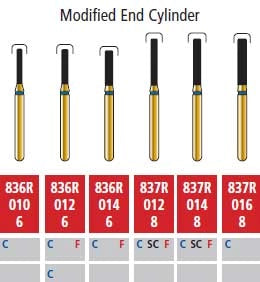 Alpen Multilayer Diamonds FG 836R-010 Coarse 5/Pk