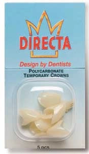Directa Temp Poly Crowns Translucent #40 5/Pk