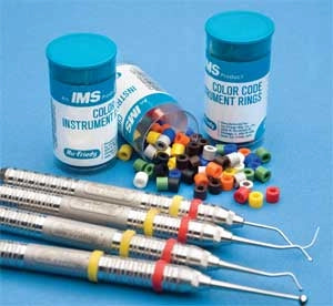 Large Color Code Instrument Rings Assorted 90/Pk