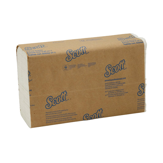 Kimberly Clark - Scott Essential C-Fold Towels 10.12x13.15 White 2400/Case