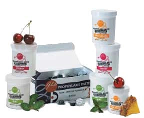 Keystone - Gelato Prophy Paste - Medium grit, Cherry. Non-Splatter 1.23% APF Prophy Paste