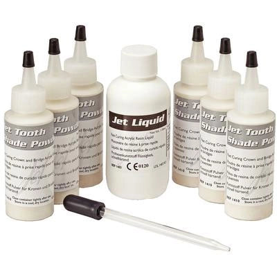 Jet Tooth Shade - Kit - 6/1 (6x45g powder -118ml liquid)