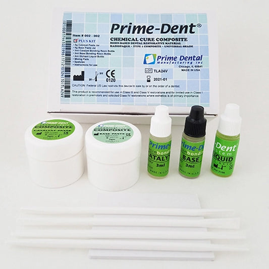 Prime-Dent - Chemical Cure Composite 5/5g with Bonding Kit. Highly filled