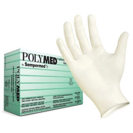 Sempermed - Polymed Latex PF Gloves 100/Bx M