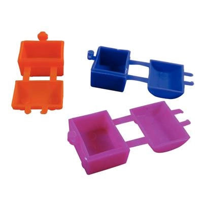 Temrex - Temrex Tooth Saver Chests, 144 Pk. Assorted colors. Small, plastic treasure