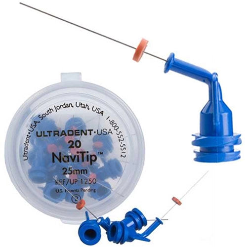Ultradent - NaviTips 30g 25mm 20pk (Blue)