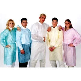 Valumax - Isolation Gowns Knit Cuff Green 50/Cs