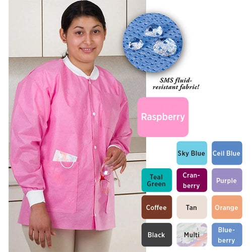 Extra-Safe Jacket Pink 10/Pk Large