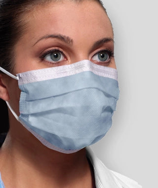 Earloop Masks 50/Bx Sky-Blue