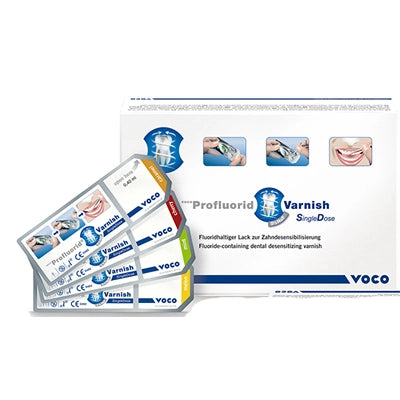 Voco - Profluorid Sodium Fluoride Varnish, Single Dose, 0.4 ml, Melon, 200/Pk