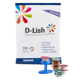 Young - D-Lish Prophy Paste Coarse Cherry 200/Bx
